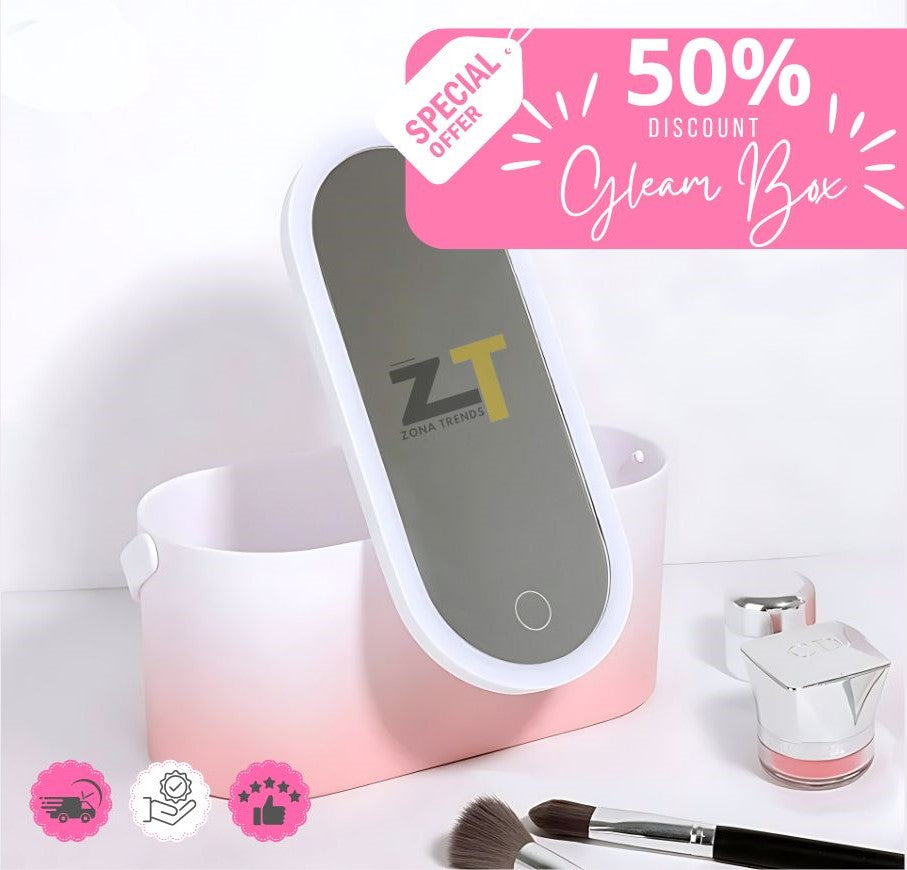 GLEAM BOX LED MIRROR: Perfect Lighting, Anytime