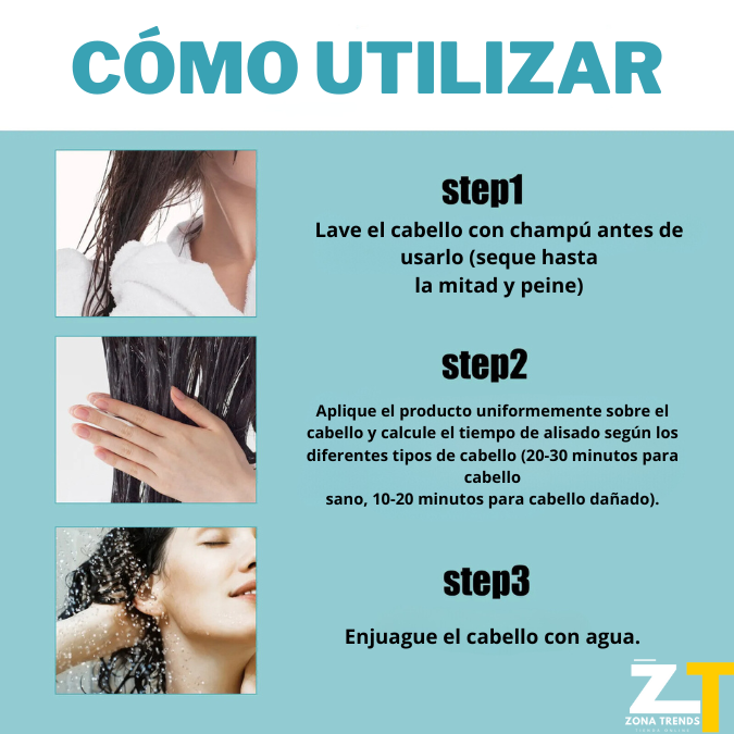 Crema para Alisar el Cabello Promocion 1+1